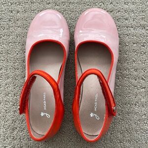 Jacadi Pink and Red Kids Shoes